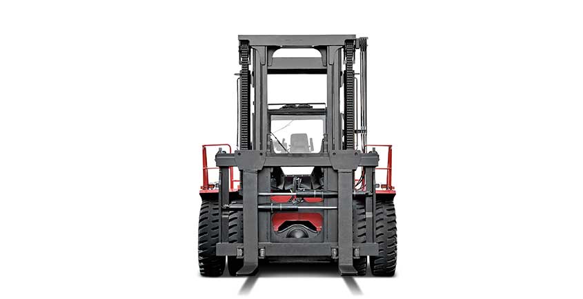 Khung xe nâng 28 tấn được gia công từ thép siêu cường Khung xe nâng 28 tấn được gia công từ thép siêu cường