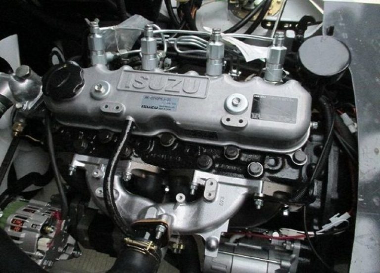 Động cơ Isuzu trên xe nâng dầu HangCha